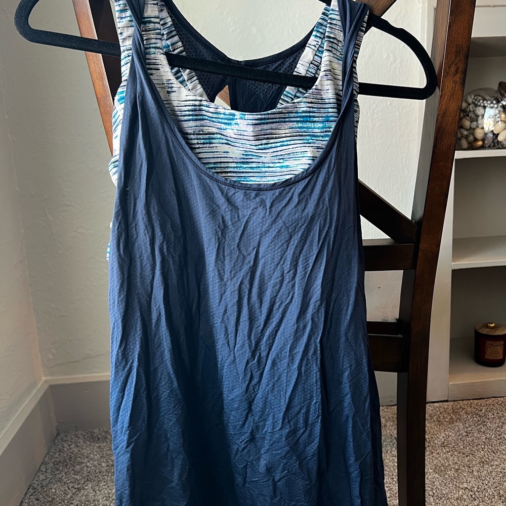 Lululemon 2-in-1 tank.